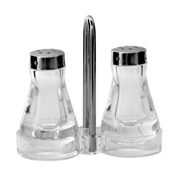 salero/pimentero de MS e inox, irrompible 75gr