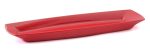 bandeja dolce de melamina e irrompible, rojo. 721gr