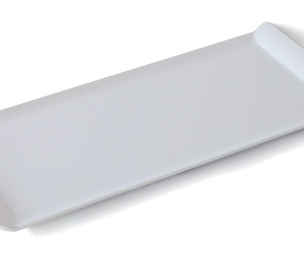 bandeja karina de melamina e irrompible, blanco. 514gr