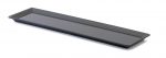bandeja rectangular pianissima de melamina, negro. 565gr